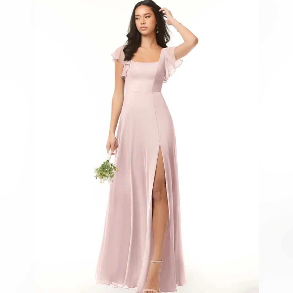 Azazie Bondi Dress Blushing Pink - Picture 2 of 2